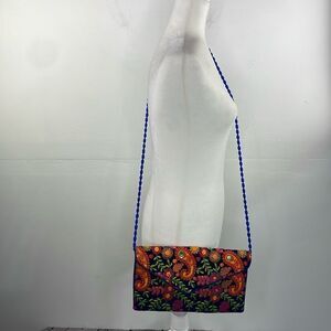 Boho Clutch Purse Sling, Foldover Clutch, Hand Bag, Shoulder Bag & Cross Body